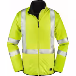 4PROTECT Warnschutz Wende-Softshelljacke 4in1 RENO