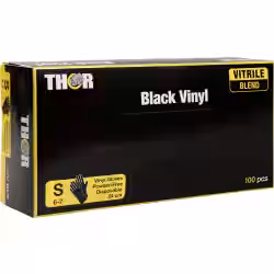 ABENA Thor Black Vinyl Einweghandschuhe
