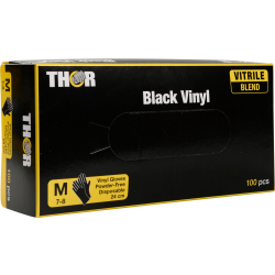 ABENA Thor Black Vinyl Einweghandschuhe