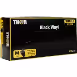ABENA Thor Black Vinyl Einweghandschuhe