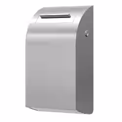 Abfallbehälter mit Einwurfklappe SteelTec DESIGN