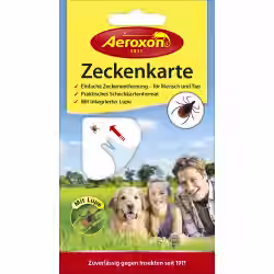 Aeroxon Zeckenkarte mit Lupe 10442