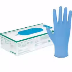 B. Braun Vasco Nitril sky blue Einmalhandschuhe