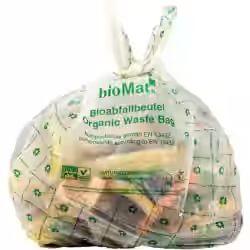 BIOMAT Bioabfallbeutel 10 Liter mit Henkel BBH-10-26