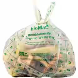 BIOMAT Bioabfallbeutel 20 Liter mit Henkel BBH-20-26