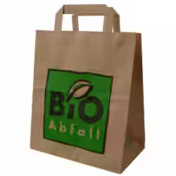 BIOMAT Bioabfallsäcke aus Papier 8 l mit Henkel PSH-8-NF