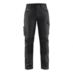 BLAKLÄDER Damen Stretch Servicehose 7195 schwarz/ dunkelgrau 1 Hose