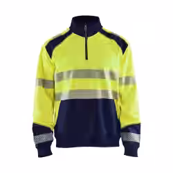 BLAKLÄDER Warnschutz Zip-Sweatshirt 3556