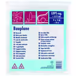 Bauplane schwer LDPE 75 my