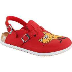 Birkenstock Kay SL Katze rot schmale Weite 582516