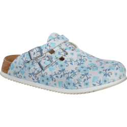 Birkenstock Professional Kay SL Clog Blooming Roses Blue