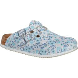 Birkenstock Professional Kay SL Clog Blooming Roses Blue