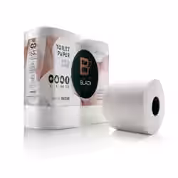 BlackSatino Toilettenpapier Weiß 062700