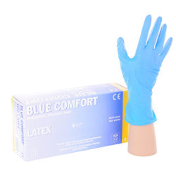 MED-COMFORT Blue Latexhandschuhe