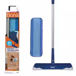 Bona Premium Teleskop-Mop mit Bona Mikrofaser-Reinigungs-Pad CA101065