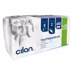 Cilan Tissue Toilettenpapier C 26 1 Paket = 6 x 8 Rollen zu je 400 Blatt