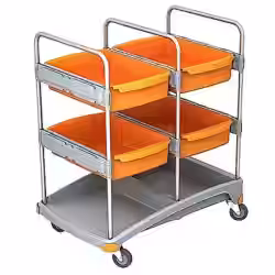 Cleankeeper Systemwagen I - 15 Maße: 64 x 97