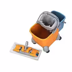 Cleankeeper Wischset 2 - mit Rollen 5-teiliges Wisch-Set