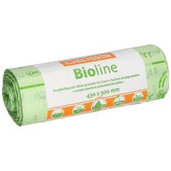 DEISS BIOLINE Bioabfallsäcke 20 Liter ecovio Biokunststoff 06028