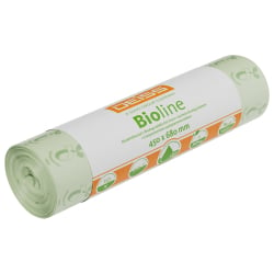 DEISS BIOLINE Bioabfallsäcke 30 Liter ecovio Biokunststoff 06030