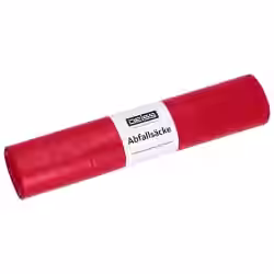 DEISS BLAUER ENGEL Abfallsack 120 Liter rot