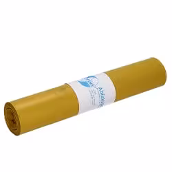 DEISS ECOFINE Abfallsack 120 Liter gelb