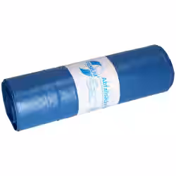 DEISS PREMIUM Abfallsack 120 Liter blau mit Zugband