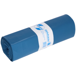 DEISS PREMIUM Abfallsack 140 Liter blau mit Seitenfalte