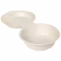 DUNI BioPak Bagasse Snackbox ungeteilt