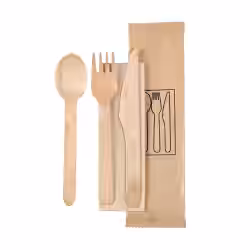 DUNI Holzbesteck Set