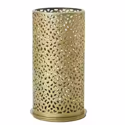 DUNI Kerzenhalter Bliss Windlicht gold  176149