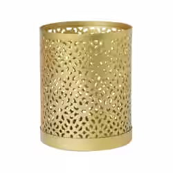 DUNI Kerzenhalter Bliss Windlicht gold  183193