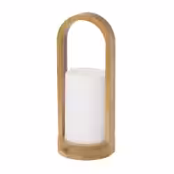 DUNI LED Kerzenhalter Easy Bambus