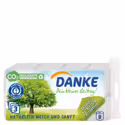 Danke Toilettenpapier aus 100 % Recyclingpapier 5758