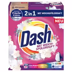 Dash 2 in 1 Colorwaschmittel mit Weichspülerduft 504107