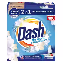 Dash 2 in 1 Vollwaschmittel mit Weichspülerduft