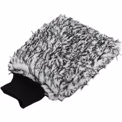 De Witte Mikrofaser Waschhandschuh