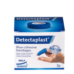 Detectaplast selbsthaftender Fixierverband Polyester/Viskose 90863