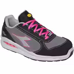 Diadora Damen Sicherheitshalbschuhe S3 RUN AIRBOX silber/pink 1 Paar