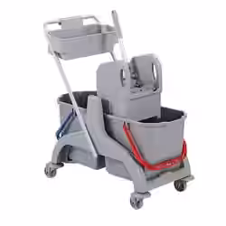 Doppelfahreimer 2x18 Liter Farbe: grau