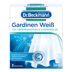 Dr. Beckmann Gardinen Weiß Waschmittel 4602