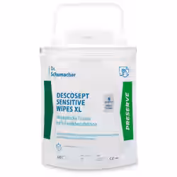 Dr. Schumacher DESCOSEPT SENSITIVE WIPES XL Desinfektionstücher 00-323DS-OSEB120