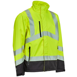 ELKA Rainwear Warnschutz Softshell-Jacke Visible Xtreme