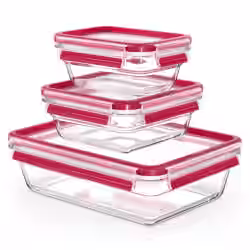 EMSA Clip&Close Frischhaltedosen Glas Set