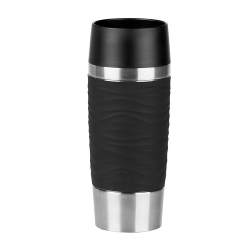 EMSA Travel Mug Waves Isolierbecher mit Quick-Press Verschluss N2010500