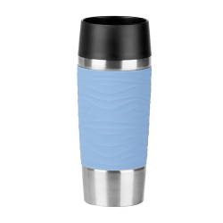 EMSA Travel Mug Waves Isolierbecher mit Quick-Press Verschluss N2010700