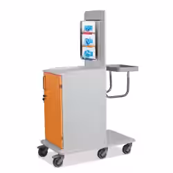 ETERNASOLID MULTICART Hygienewagen T12 mit festem Abfallsammler 92218-OR
