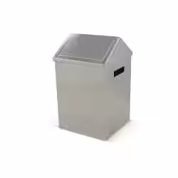 ETERNASOLID Mülleimer mit Schwingdeckel 60l oder 80l