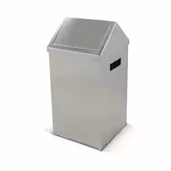 ETERNASOLID Mülleimer mit Schwingdeckel 60l oder 80l