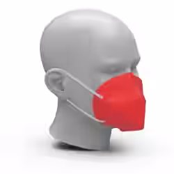 FFP2 NR Atemschutzmaske Colour rot